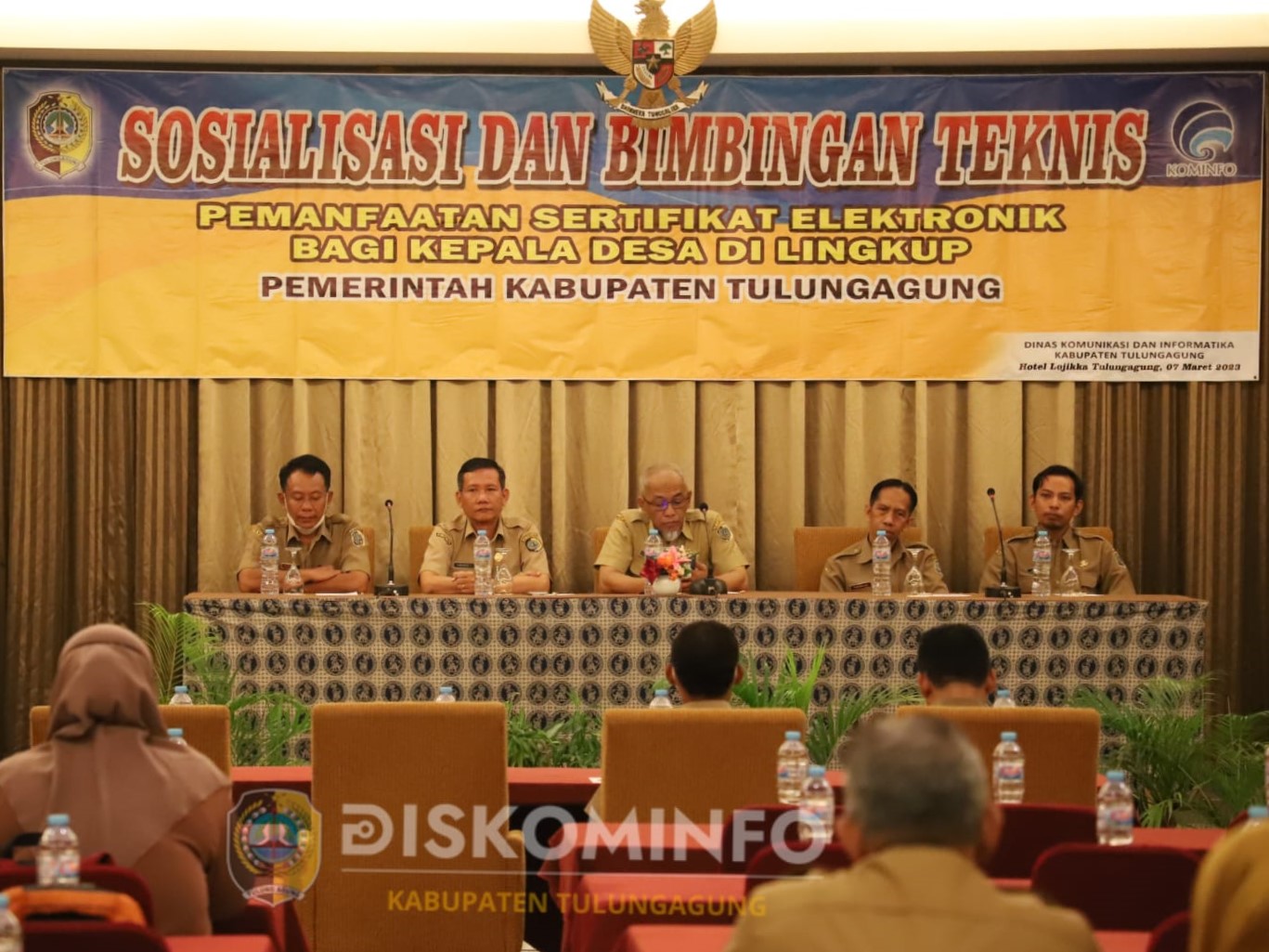 SOSIALISASI DAN BIMBINGAN TEKNIS PEMANFAATAN SERTIFIKAT ELEKTRONIK BAGI KEPALA DESA DI LINGKUP PEMERINTAH KABUPATEN TULUNGAGUNG