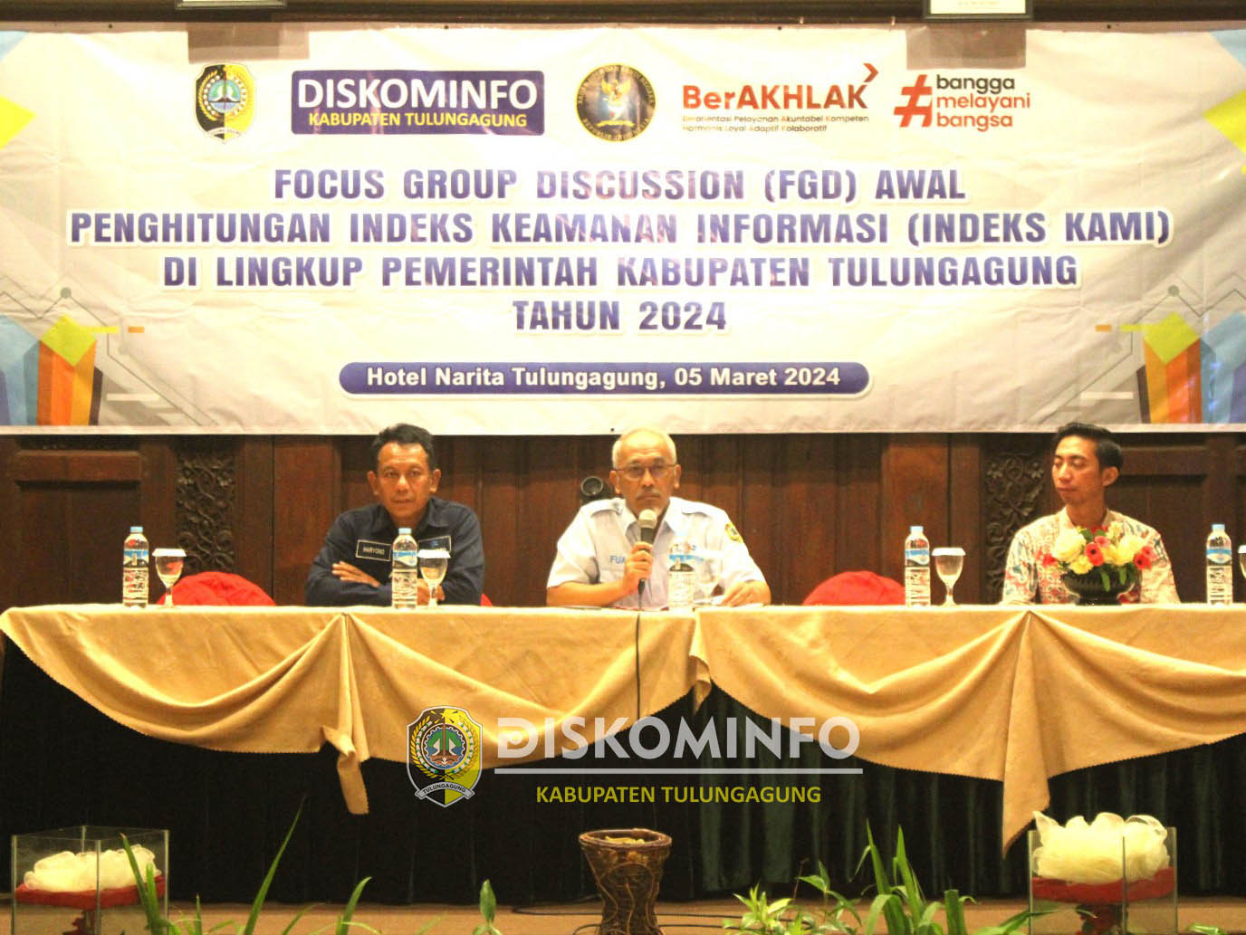 FGD AWAL PENGHITUNGAN INDEKS KAMI DI LINGKUP PEMERINTAH KABUPATEN TULUNGAGUNG TAHUN 2024