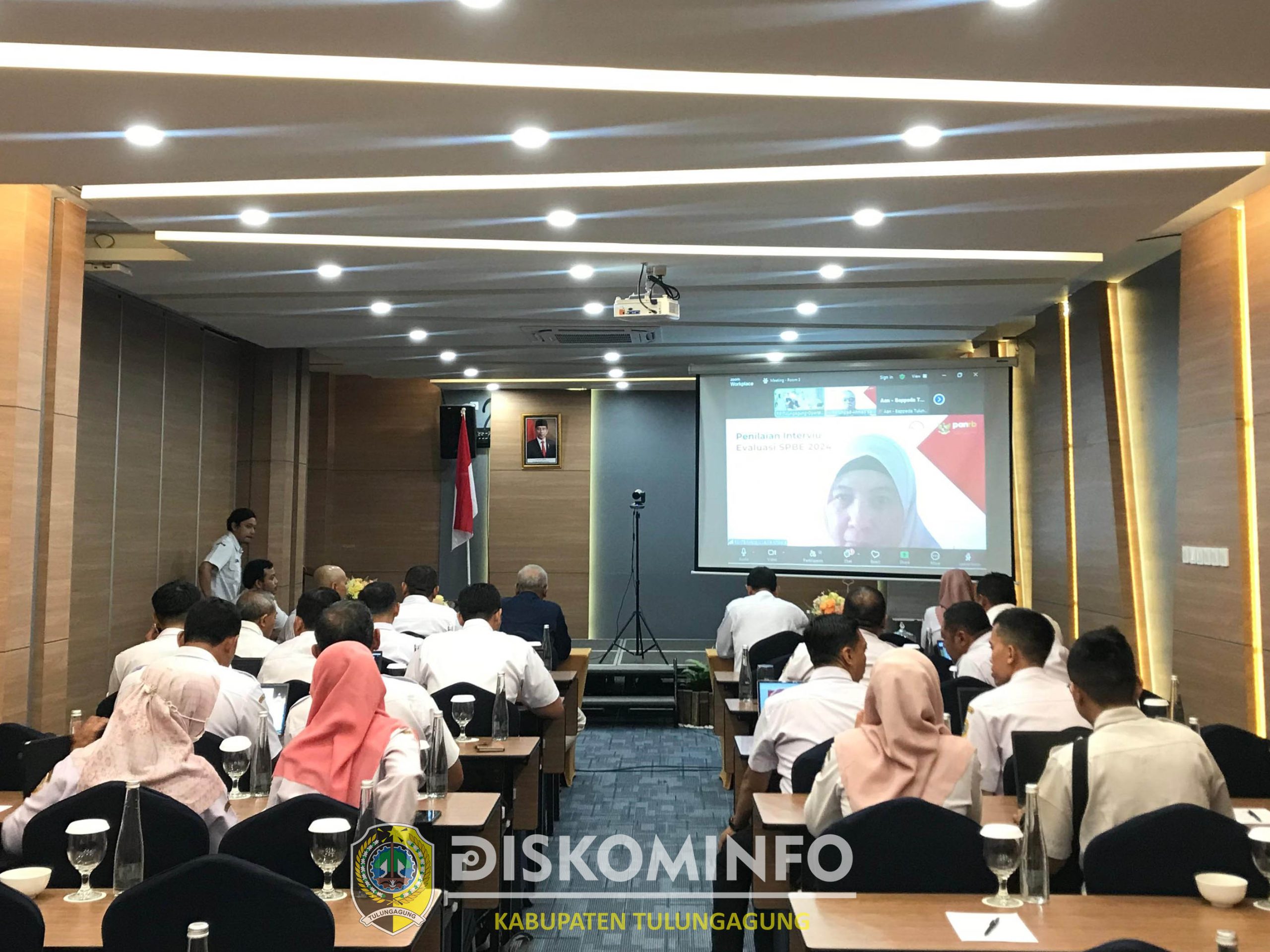 PENILAIAN INTERVIU SPBE PEMERINTAH KABUPATEN TULUNGAGUNG TAHUN 2024 OLEH TIM ASESOR EKSTERNAL KEMENPANRB