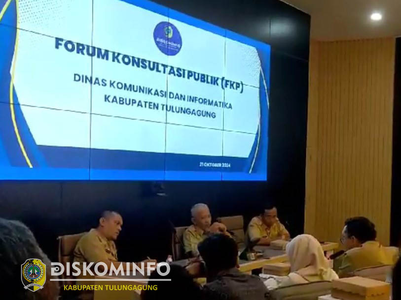 FORUM KONSULTASI PUBLIK DINAS KOMUNIKASI DAN INFORMATIKA KABUPATEN TULUNGAGUNG TAHUN 2024