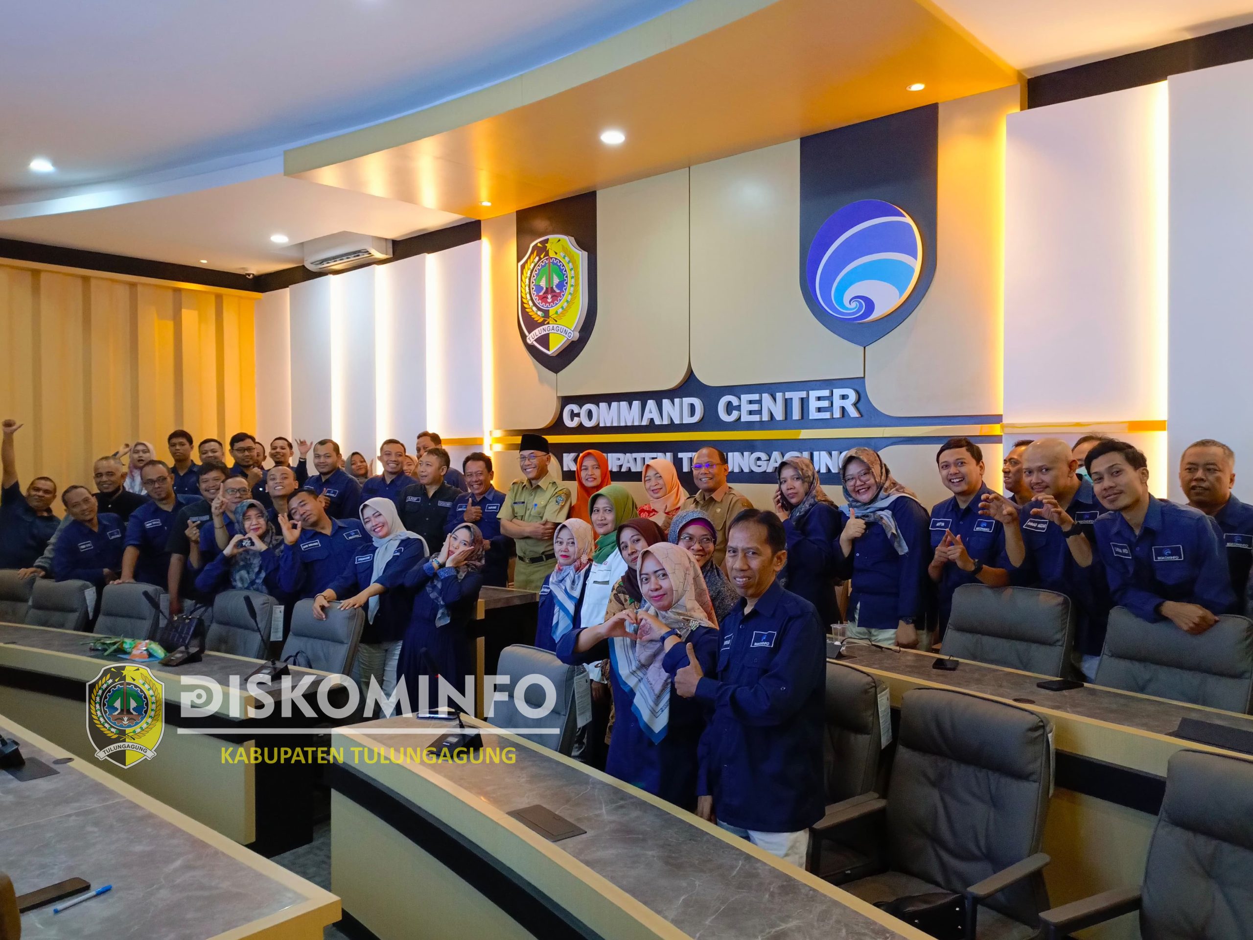 PISAH SAMBUT KEPALA DINAS KOMUNIKASI DAN INFORMATIKA KABUPATEN TULUNGAGUNG