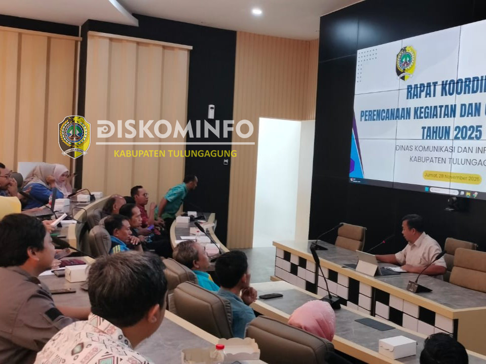 KOORDINASI PERENCANAAN KEGIATAN TAHUN 2026 DAN CAPAIAN KINERJA TAHUN 2025 DINAS KOMUNIKASI DAN INFORMATIKA KABUPATEN TULUNGAGUNG